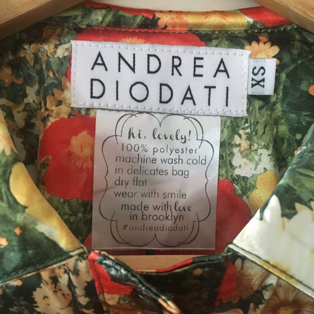 CLOSET CLEAR OUT SALE - Les Jardins Floral Photo Print Dress by Andrea Diodati - Picture 9 of 9